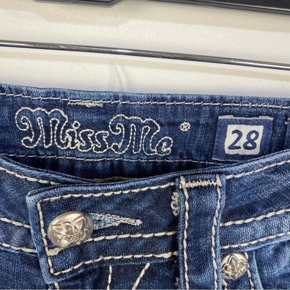 Miss Me boot jewel western rodeo denim jeans - Picture 4 of 5